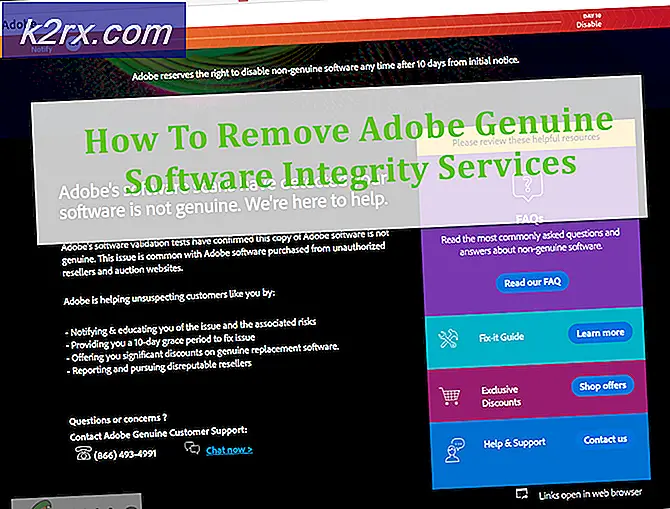 วิธีลบ Adobe Genuine Software Integrity Services