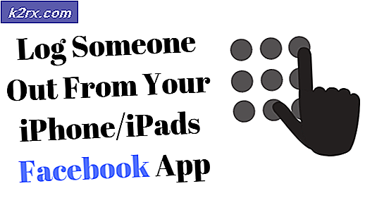Iemand uitloggen op de iPhone / iPad Facebook-app
