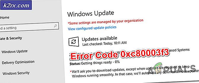 Hur du löser Windows Update-fel 0xc80003f3