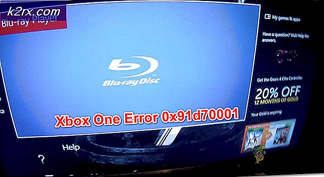 วิธีการแก้ไขข้อผิดพลาด Xbox One 0x91d70001?