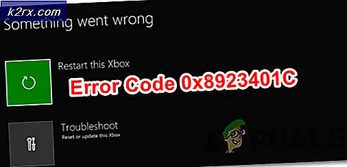 Los Xbox One Party-fout 0x8923401C op