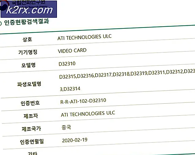 AMD Next-Generation Radeon GPU's slagen voor RRA-certificering Bevestiging van de lancering van 'Big Navi' Radeon RX 5950 XT?