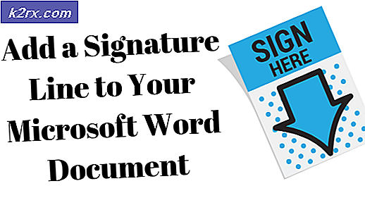 Hur man lägger till en signaturrad på Microsoft Word