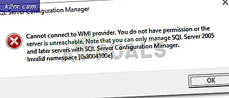 Oplossing: kan geen verbinding maken met WMI-provider in Windows 10