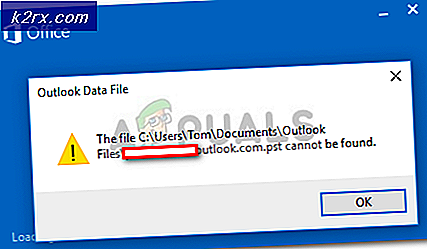 Fix: Outlook.pst kan inte hittas