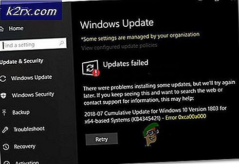 Oplossing: Windows Update-fout 0xca00a000