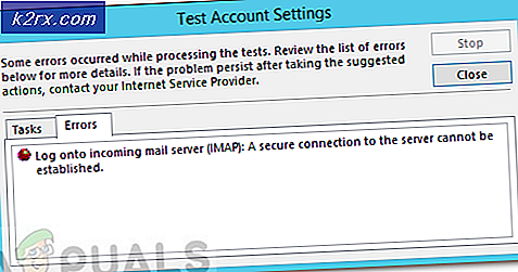 Fix: Eine sichere Verbindung zum Server kann in Outlook nicht hergestellt werden