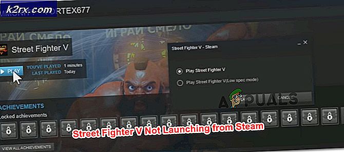 Oplossing: Street Fighter V Steam start niet