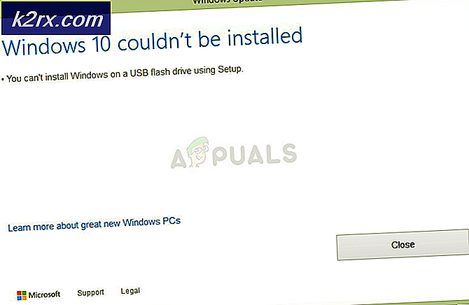 Åtgärd: Du kan inte installera Windows på ett USB-minne med hjälp av installationsprogrammet