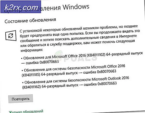 Oplossing: Windows Update-fout 0x80070663