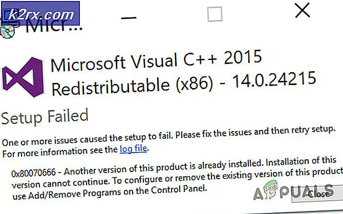 Düzeltme: Microsoft Visual C ++ Yüklenirken Hata 0x80070666