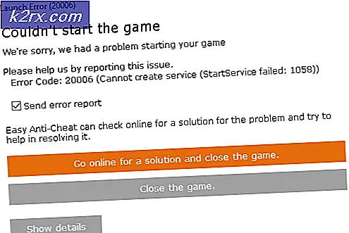 แก้ไข: รหัสข้อผิดพลาด 20006 ใน Far Cry 5