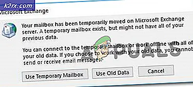 Hoe de fout 'Uw mailbox is tijdelijk verplaatst' te repareren?