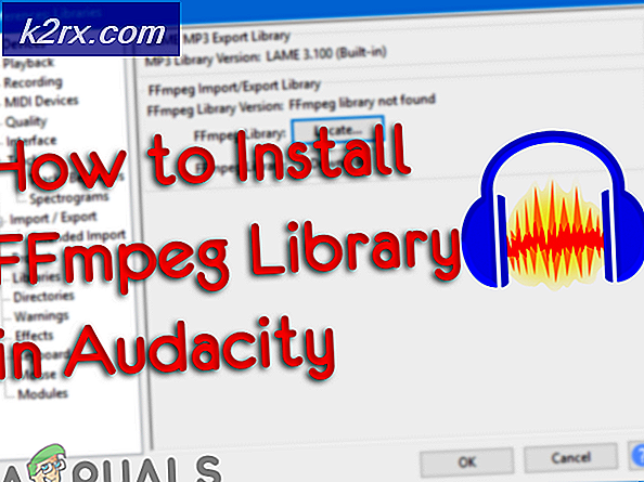 FFmpeg Library installeren in Audacity