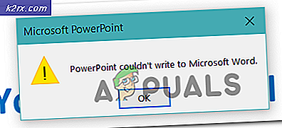 Hur fixar jag Powerpoint kunde inte skriva till Microsoft Word när du skapade handouts?