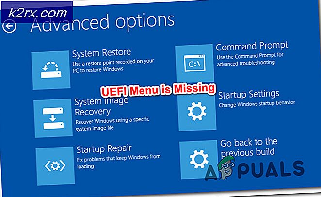 Oplossing: UEFI-firmware-instellingen ontbreken in Windows 10