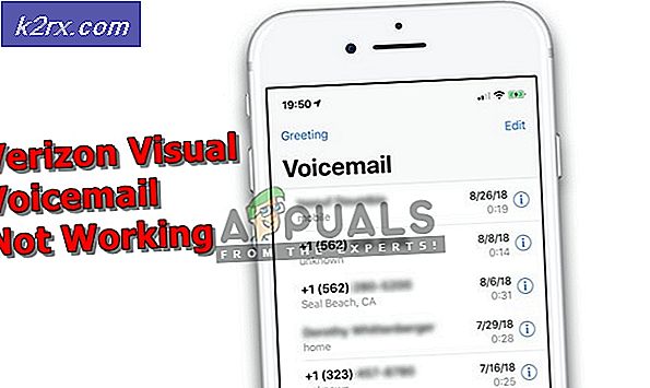 Oplossing: Verizon Visual Voicemail werkt niet