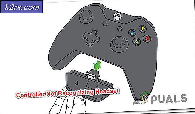 Fix: Xbox One-kontroller känner inte igen headsetet
