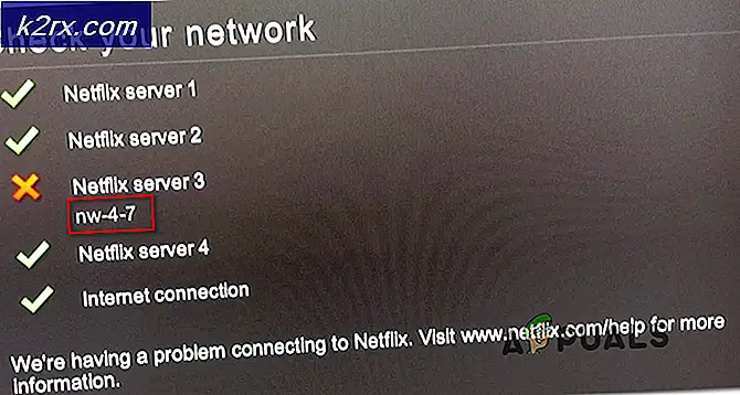 Hur fixar jag Netflix-fel NW-4-7 på PS4 och Xbox One?