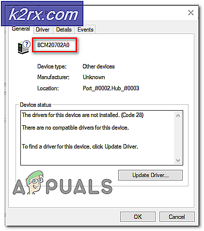 Hvordan fikse BCM20702A0 driverfeil på Windows 7/8/10?
