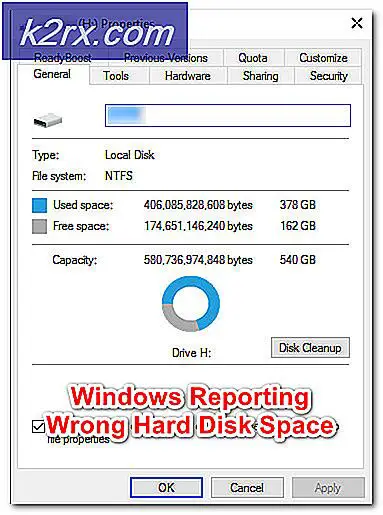 Windows-rapportage repareren Verkeerde vrije ruimte op de harde schijf