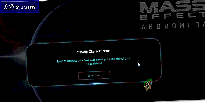 Sådan rettes Mass Effect Andromeda 'Save Data Error'