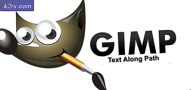 Hur använder jag GIMP-text längs sökvägen, ändrar stil och textfärg?