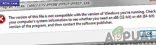 Hoe te repareren ‘Deze versie van dit bestand is niet compatibel met de versie van Windows die u gebruikt’ Fout op Windows?