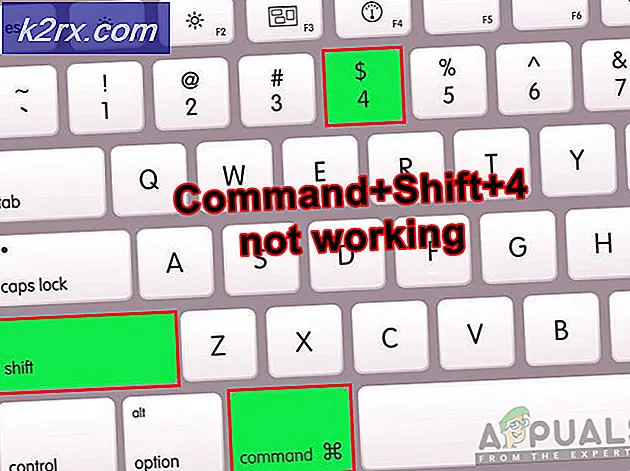 Sådan løses Command Shift 4 Genvej, der ikke fungerer på MacOS