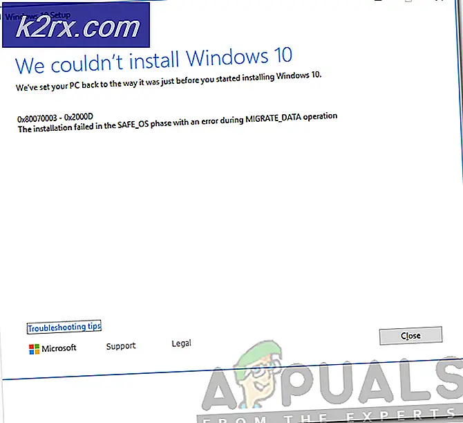 Hoe Windows Upgrade Error Code 0x80070003 – 0x2000D te repareren