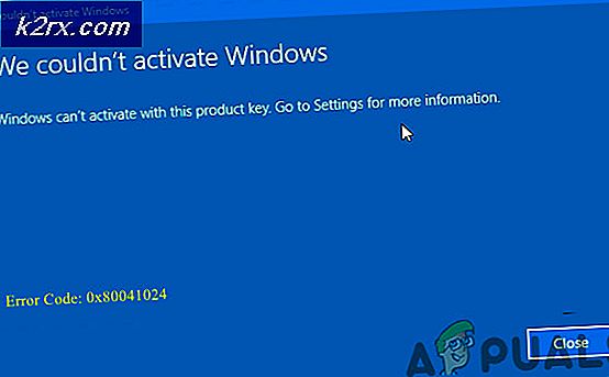 Fix: Windows 10 aktiveringsfel 0x80041024