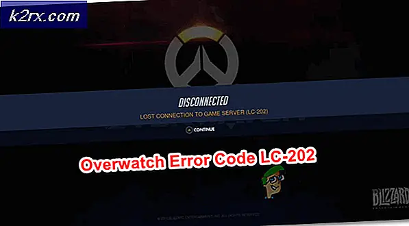 รหัสข้อผิดพลาด Overwatch LC-202