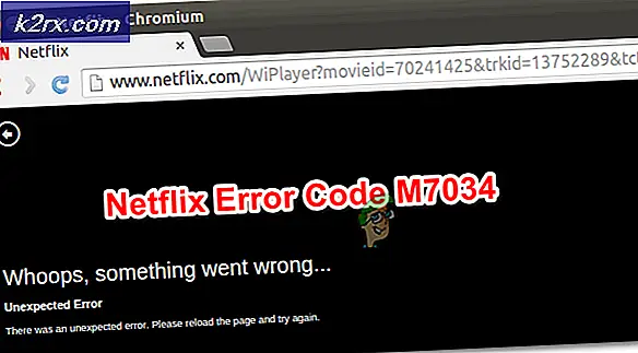 Hoe Netflix-foutcode M7034