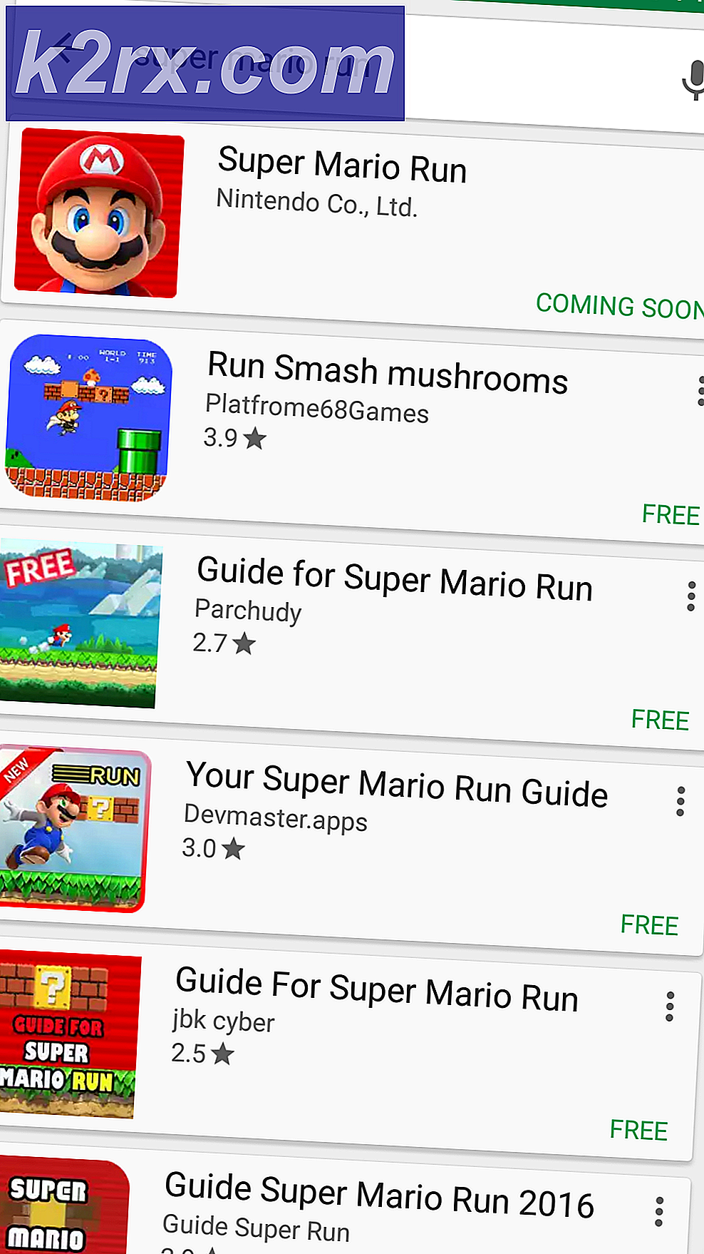 Hoe Super Mario RUN APK op Android-telefoons te installeren