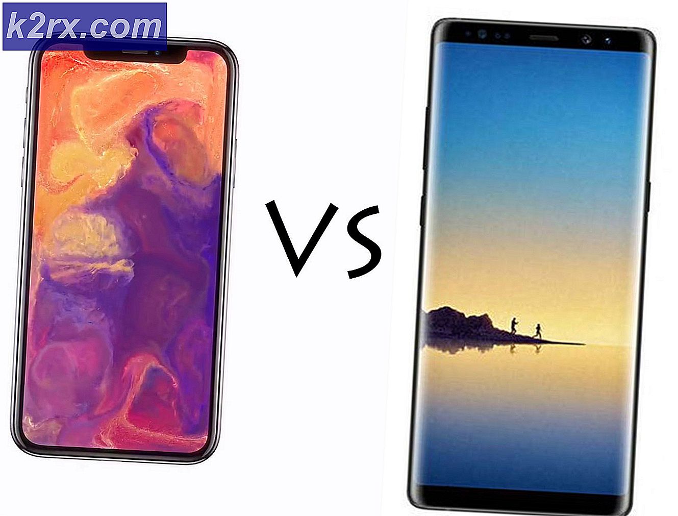 iPhone X vs Samsung Galaxy Note 8: Skönhet vs. Beast