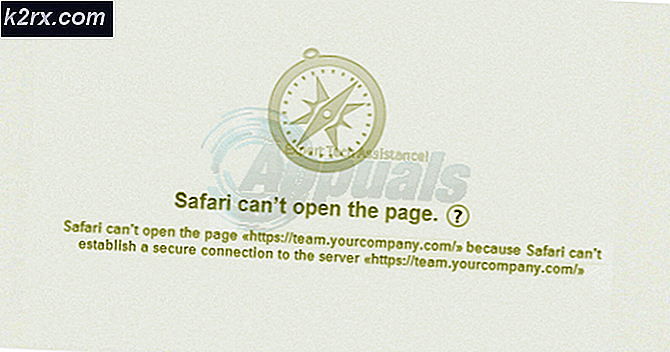 Fix: Safari kan inte skapa en säker anslutning till servern