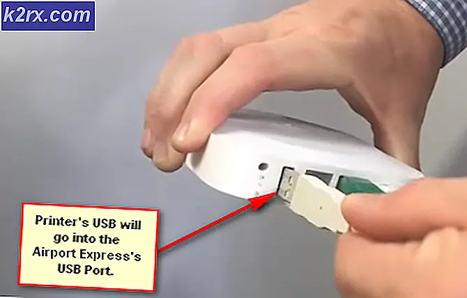 Så här byter du USB-skrivare till en trådlös skrivare med Airport Express