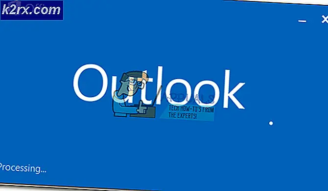 Khắc phục: Outlook bị kẹt trên chế biến