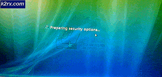 Update: Windows 7 stecken bei der Vorbereitung von Sicherheitsoptionen