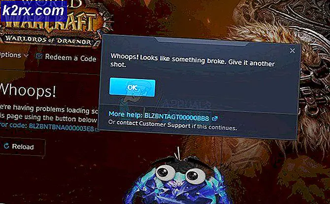 Wie man den Error World of Warcraft-Fehler blzblntagt00000bb8 korrigiert
