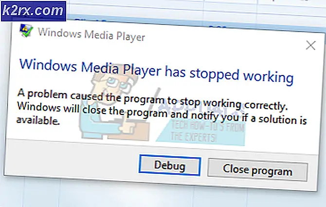 Fix: Windows Media Player har slutat arbeta med Windows 10