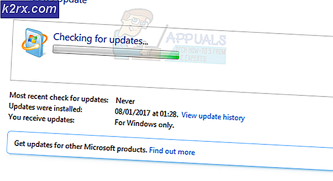 Fix: Windows 7 Fast på att kontrollera efter uppdateringar