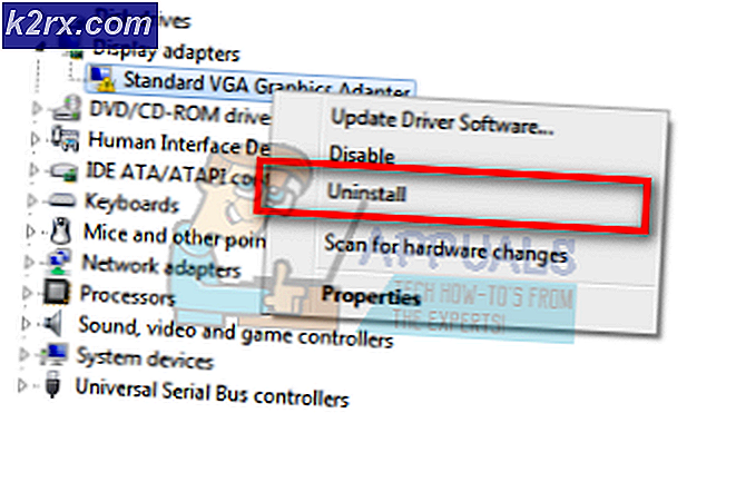 Khắc phục: Các vấn đề về trình điều khiển bộ điều hợp đồ họa VGA chuẩn