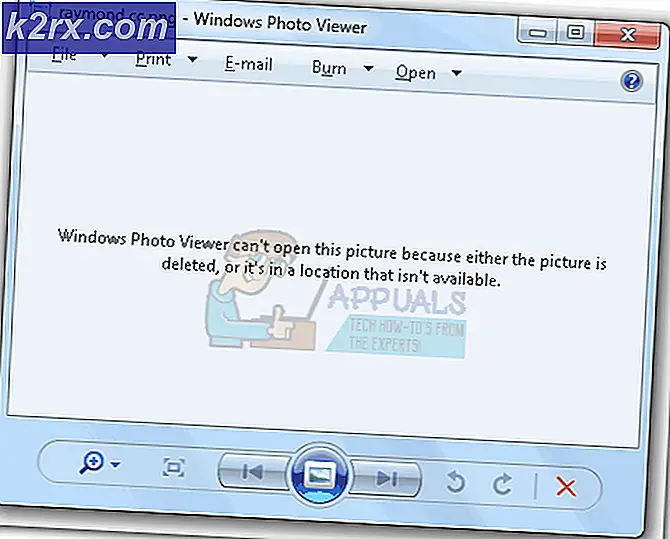Fix: Windows Photo Viewer kan ikke åbne dette billede