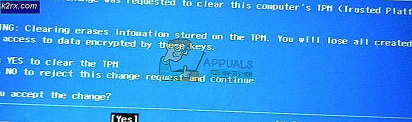 Fix: Eine Konfigurationsänderung wurde angefordert, um das TPM dieses Computers zu löschen