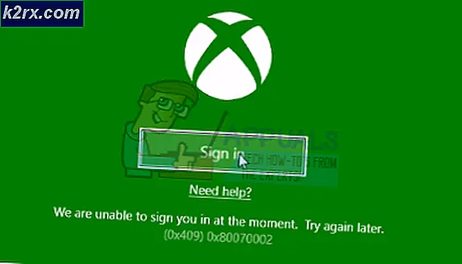 Hoe Xbox App Sign In Error (0x409) 0x80070002 op te lossen