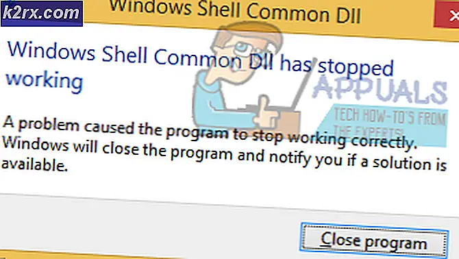 FIX: Windows Shell Common DLL har slutat fungera