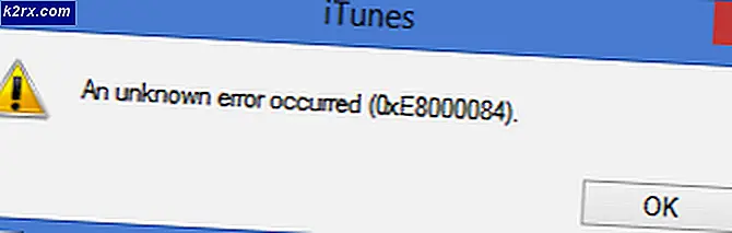 แก้ไข: ข้อผิดพลาดเกี่ยวกับ iTunes ที่ไม่รู้จัก 0xe8000084
