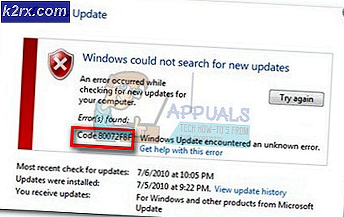 Fix: Windows Update Fehler 80072F8F