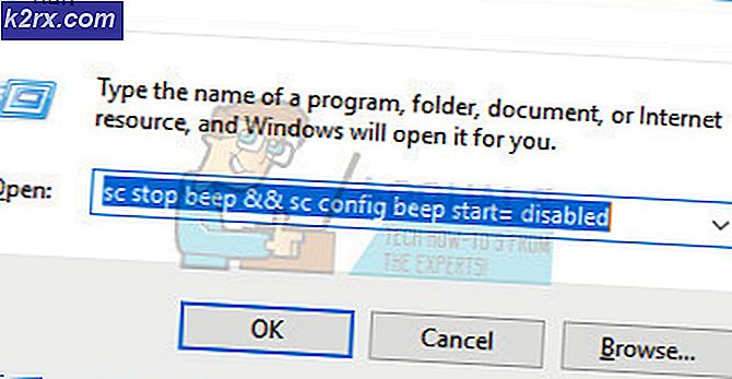 Làm thế nào để vô hiệu hóa Beeping trên lỗi trên Windows 7, 8 và 10